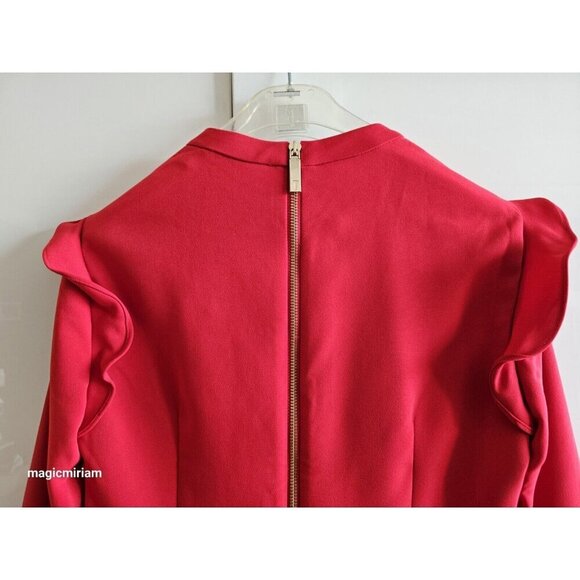 Ted Baker London Vibrant Red Ruffle Dress - Picture 7 of 15